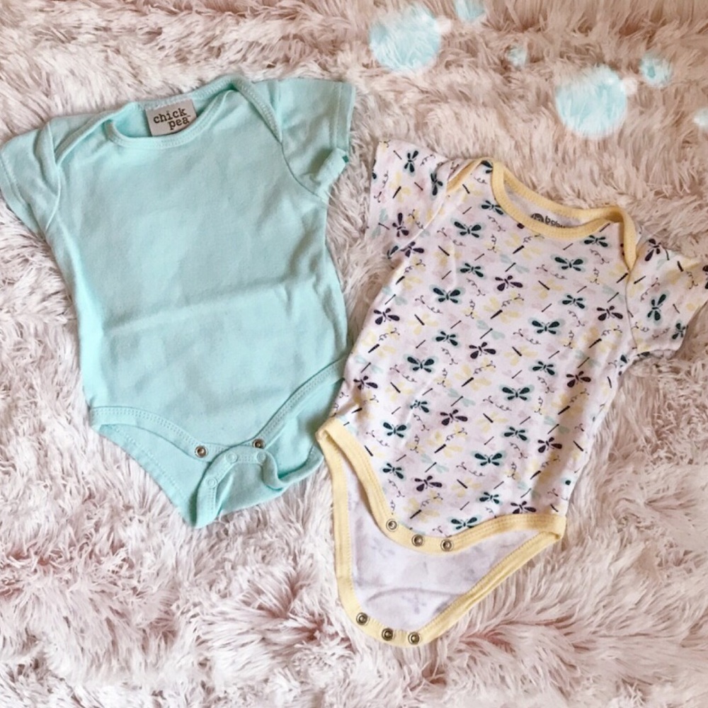 2 Butterfly & Teal Bodysuits!